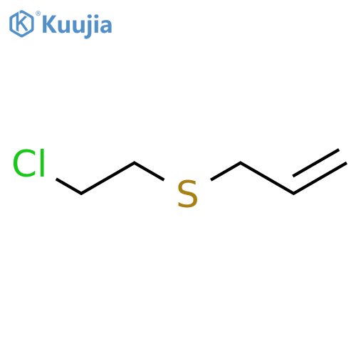 2-chloroethyl prop-2-en-1-yl sulfide structure