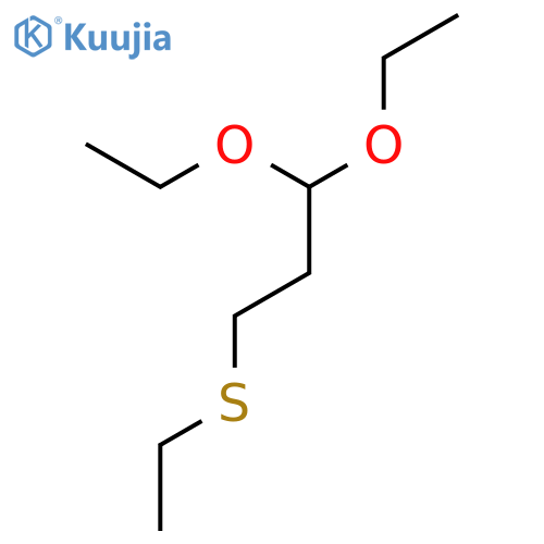 1,1-Diethoxy-3-(ethylsulfanyl)propane structure