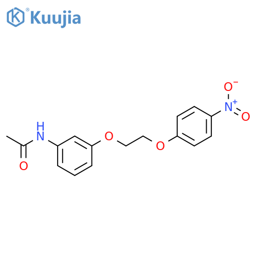 Acetamide,N-[3-[2-(4-nitrophenoxy)ethoxy]phenyl]- structure