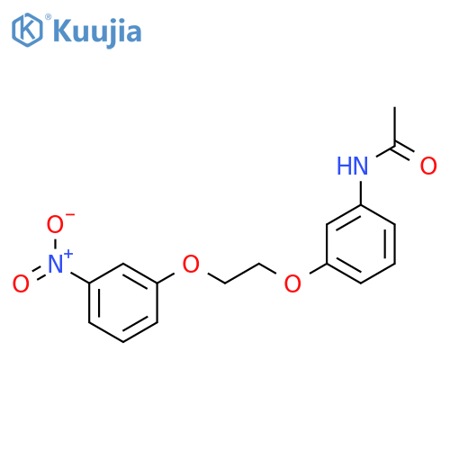 Acetamide, N-[3-[2-(3-nitrophenoxy)ethoxy]phenyl]- structure