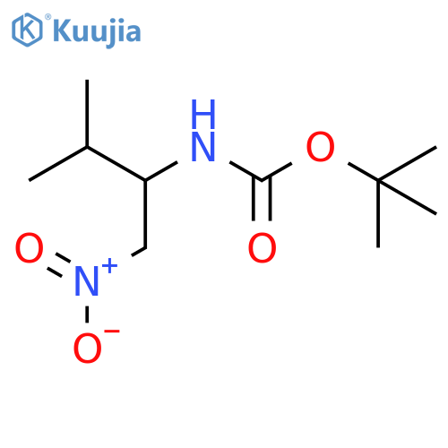 tert-butyl N-(3-methyl-1-nitrobutan-2-yl)carbamate structure