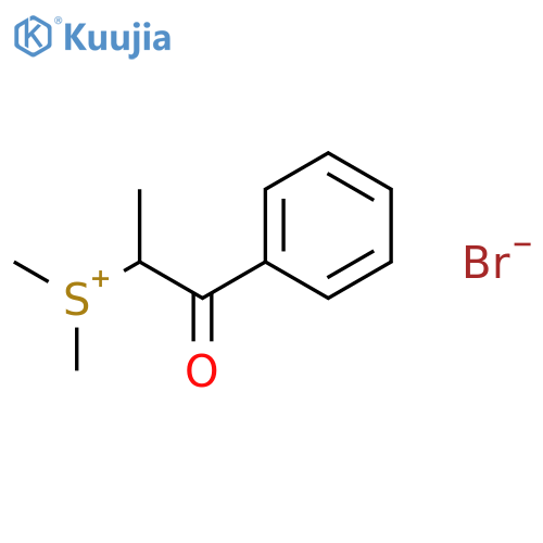 Sulfonium, dimethyl(1-methyl-2-oxo-2-phenylethyl)-, bromide structure