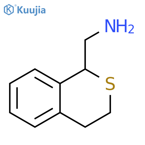 3,4-dihydro-1H-2-benzothiopyran-1-ylmethanamine structure