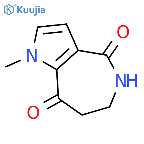 6,7-dihydro-1-methyl-Pyrrolo[3,2-c]azepine-4,8(1H,5H)-dione structure