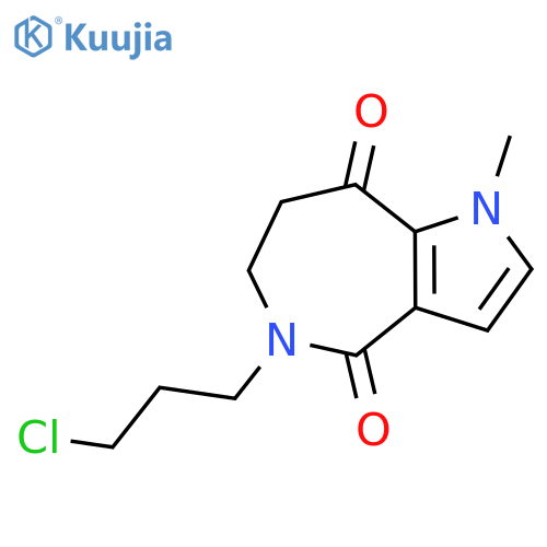 5-(3-Chloropropyl)-1-methyl-1,4,5,6,7,8-hexahydropyrrolo[3,2-c]azepine-4,8-dione structure