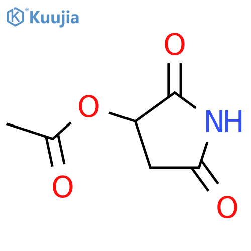2,5-Pyrrolidinedione,3-(acetyloxy)-(9CI) structure