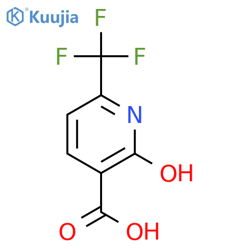 2-oxo-6-(trifluoromethyl)-1,2-dihydropyridine-3-carboxylic acid structure