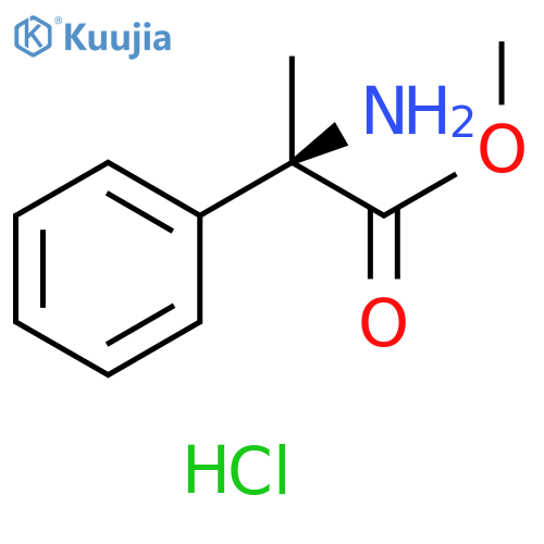 methyl (2R)-2-amino-2-phenylpropanoate hydrochloride structure