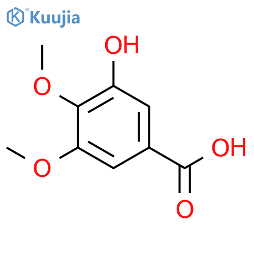 5-Hydroxyveratric acid structure