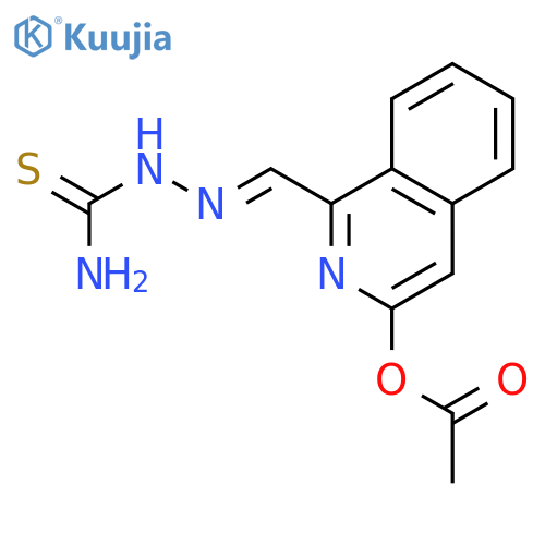 Hydrazinecarbothioamide, 2-[[3-(acetyloxy)-1-isoquinolinyl]methylene]- structure