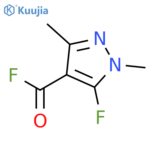 1H-Pyrazole-4-carbonylfluoride, 5-fluoro-1,3-dimethyl- structure