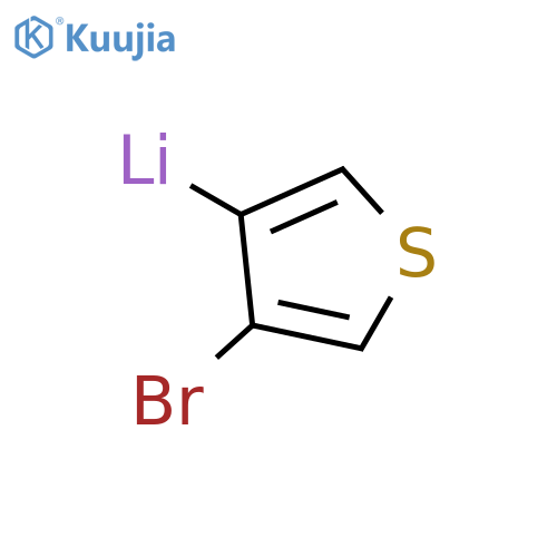 Lithium, (4-bromo-3-thienyl)- structure