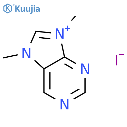 7H-Purinium,7,9-dimethyl-, iodide (1:1) structure