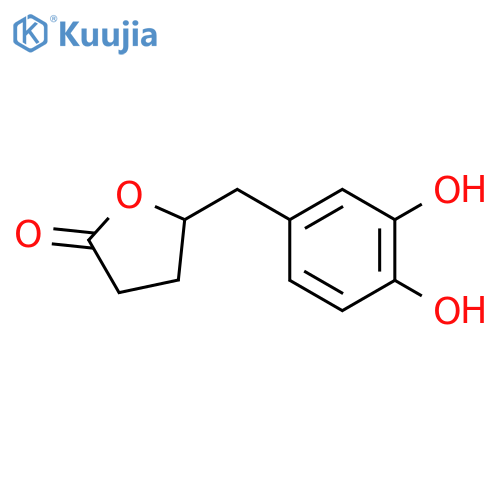 (4R)-5-(3',4'-Dihydroxyphenyl)-γ-valerolactone ((-)-Epicatechin Metabolite) structure