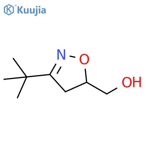 (3-TERT-BUTYL-4,5-DIHYDRO-1,2-OXAZOL-5-YL)METHANOL structure