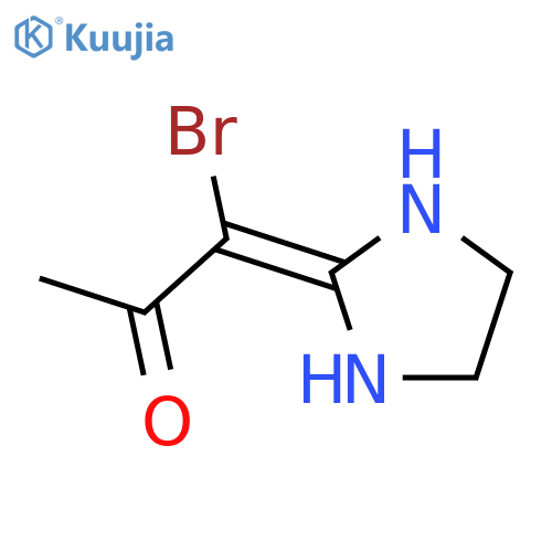 2-Propanone, 1-bromo-1-(2-imidazolidinylidene)- structure