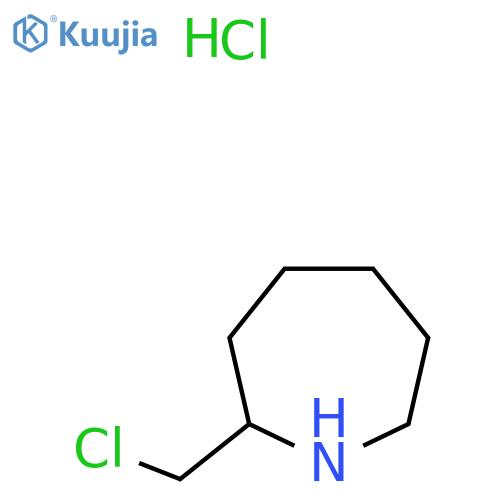2-(Chloromethyl)azepane hydrochloride structure