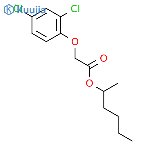 Hexan-2-yl (2,4-dichlorophenoxy)acetate structure