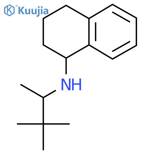 N-(3,3-Dimethylbutan-2-yl)-1,2,3,4-tetrahydronaphthalen-1-amine structure