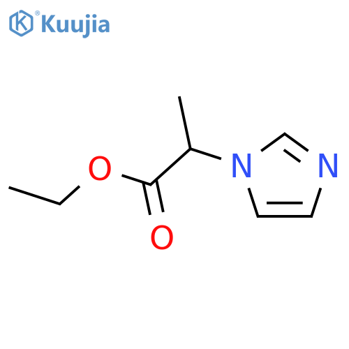 Ethyl 2-(1H-imidazol-1-yl)propanoate structure