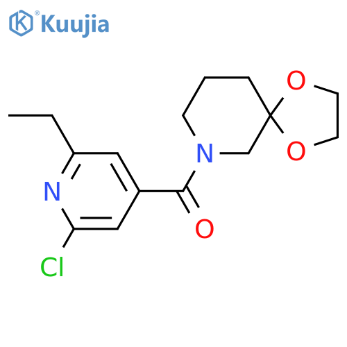 7-(2-Chloro-6-ethylpyridine-4-carbonyl)-1,4-dioxa-7-azaspiro[4.5]decane structure