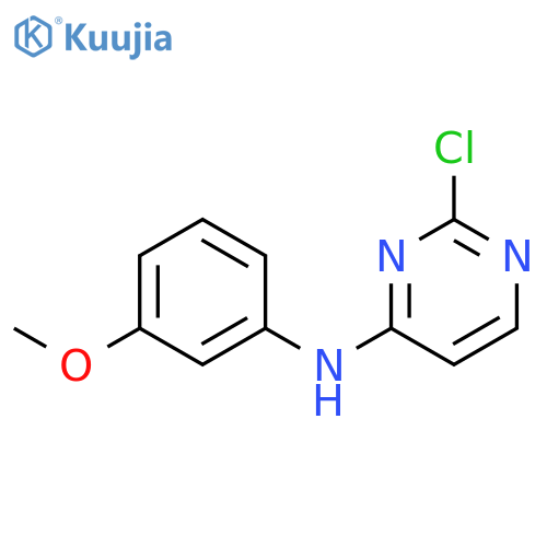 4-Pyrimidinamine, 2-chloro-N-(3-methoxyphenyl)- structure