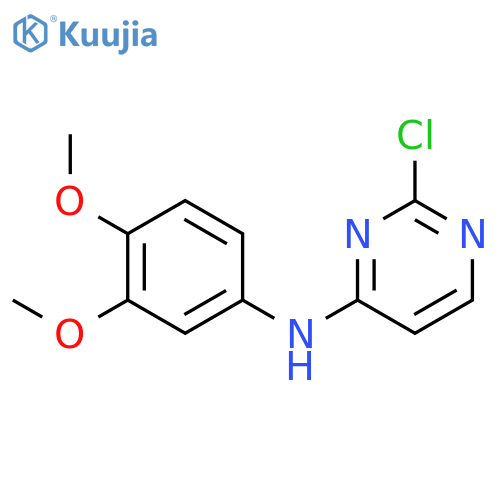 4-Pyrimidinamine, 2-chloro-N-(3,4-dimethoxyphenyl)- structure