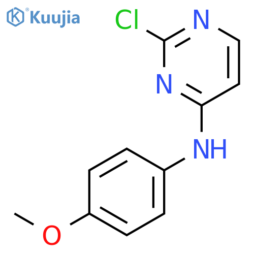 2-Chloro-4-(4-methoxyphenylamino)pyrimidine structure
