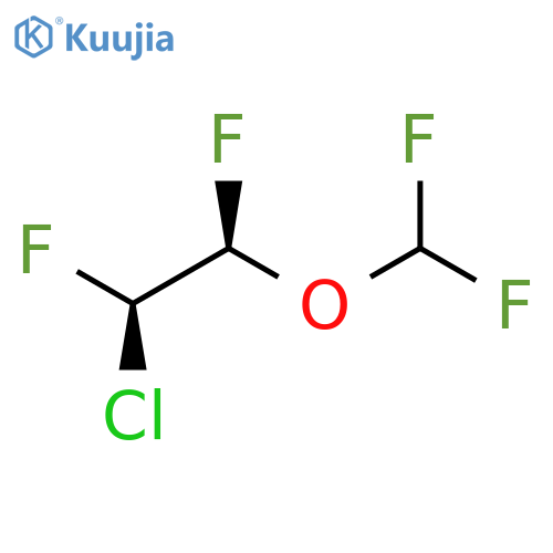 Ethane, 1-chloro-2-(difluoromethoxy)-1,2-difluoro-, (R*,R*)- structure