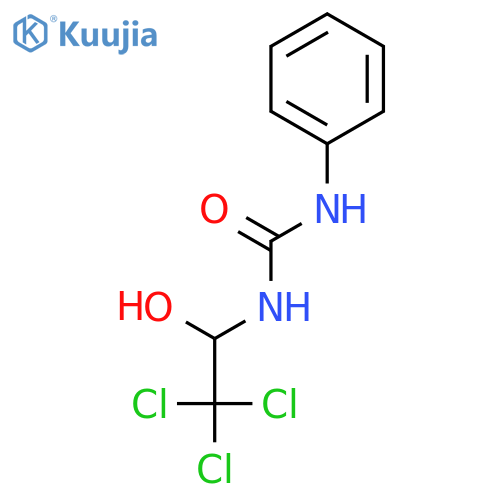 Urea,N-phenyl-N'-(2,2,2-trichloro-1-hydroxyethyl)- structure