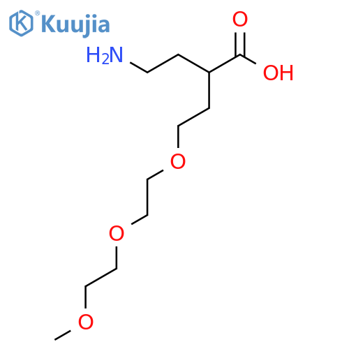 4-amino-2-{2-2-(2-methoxyethoxy)ethoxyethyl}butanoic acid structure