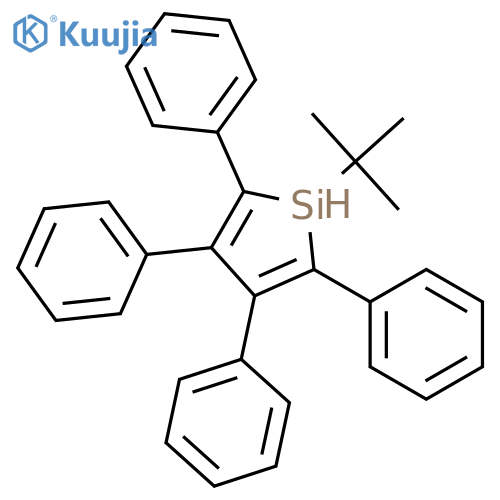 Silacyclopenta-2,4-diene, 1-(1,1-dimethylethyl)-2,3,4,5-tetraphenyl- structure