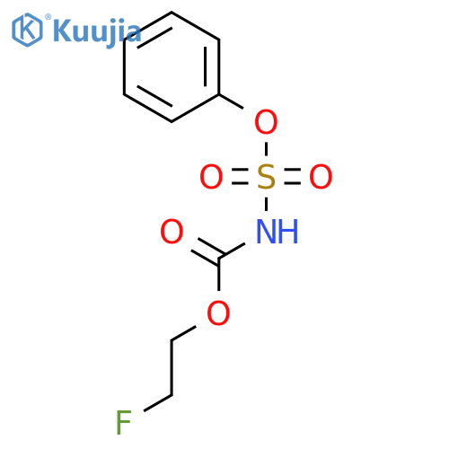 Carbamic acid, (phenoxysulfonyl)-, 2-fluoroethyl ester structure