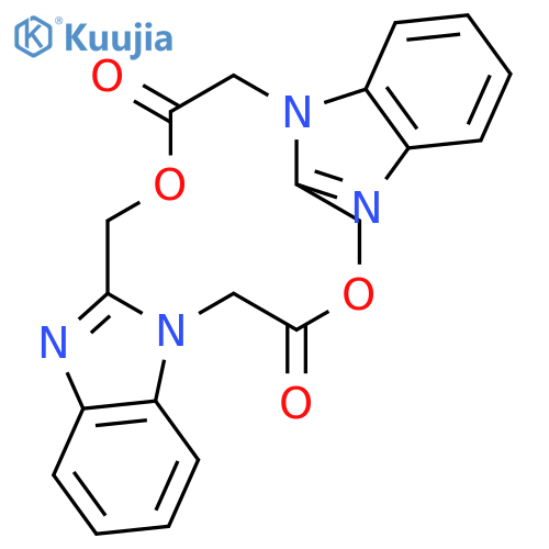 6H,16H-[1,7,4,10]Dioxadiazacyclododecino[4,3-a:10,9-a']bisbenzimidazole-8,18(9H,19H)-dione structure