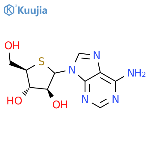 9H-Purin-6-amine, 9-(4-thio-D-arabinofuranosyl)- structure