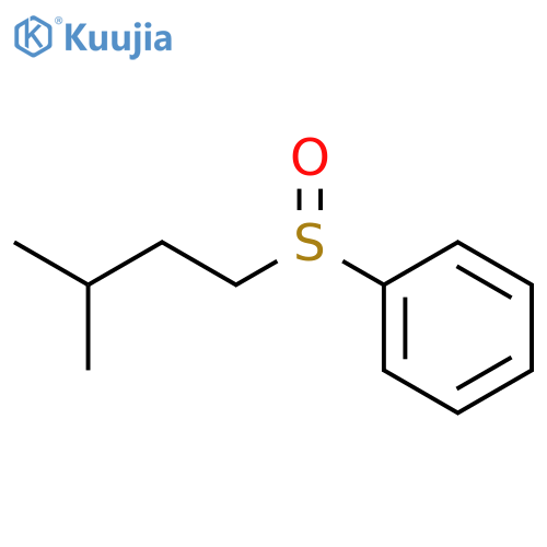 3-methylbutylsulfinylbenzene structure