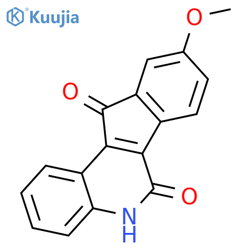5H-Indeno[1,2-c]quinoline-6,11-dione, 9-methoxy- structure