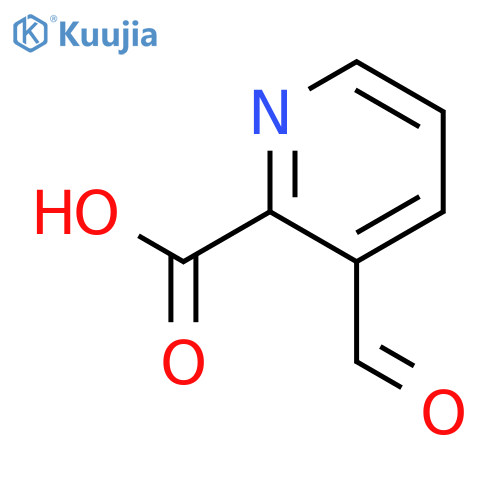 3-formylpyridine-2-carboxylic acid structure