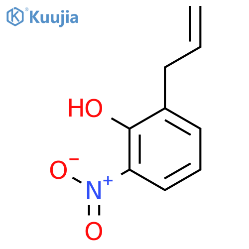 Phenol, 2-nitro-6-(2-propenyl)- structure