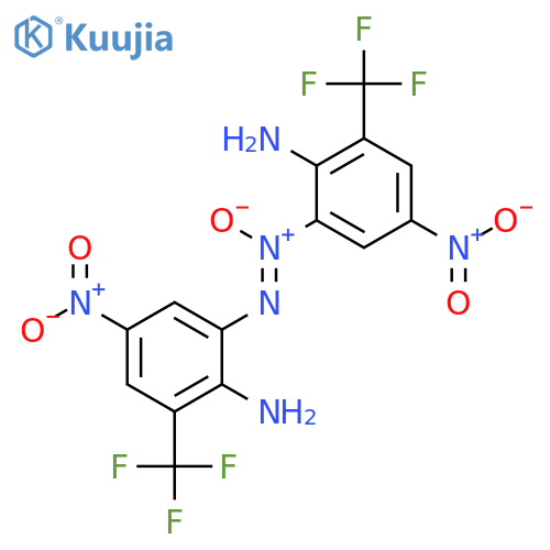 Benzenamine, 2,2'-azoxybis[4-nitro-6-(trifluoromethyl)- structure
