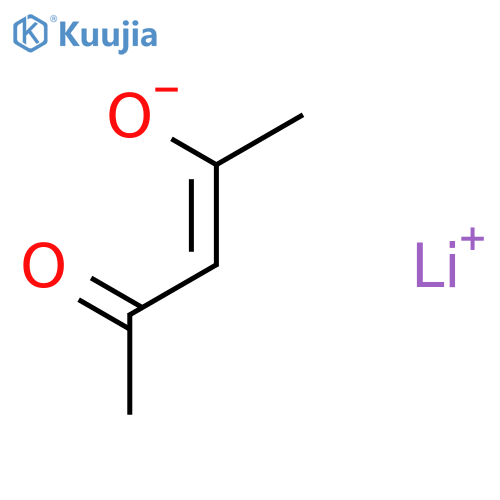 Lithium 2,4-pentanedionate structure