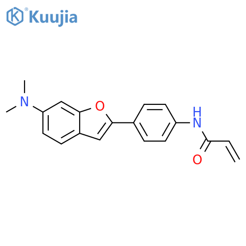 2-Propenamide, N-[4-[6-(dimethylamino)-2-benzofuranyl]phenyl]- structure
