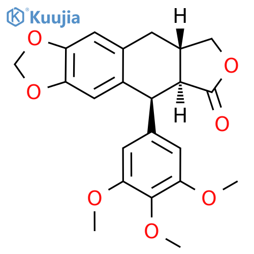 Deoxypodophyllotoxin structure