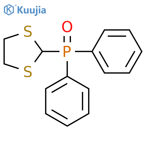 Phosphine oxide, 1,3-dithiolan-2-yldiphenyl- structure
