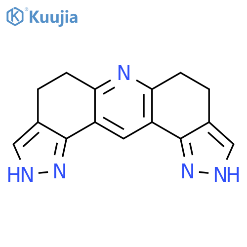 Dipyrazolo[3,4-a:4',3'-j]acridine, 1,4,5,7,8,11-hexahydro- structure
