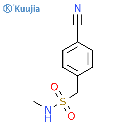 1-(4-Cyanophenyl)-n-methylmethanesulfonamide structure
