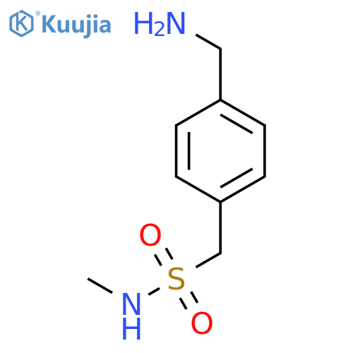 1-4-(Aminomethyl)phenyl-n-methylmethanesulfonamide structure