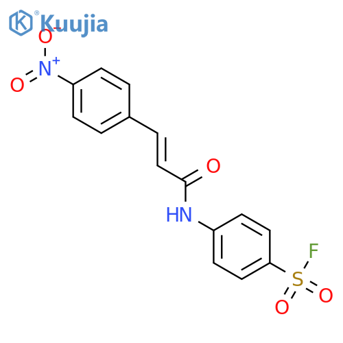4-[3-(4-nitrophenyl)prop-2-enoylamino]benzenesulfonyl Fluoride structure