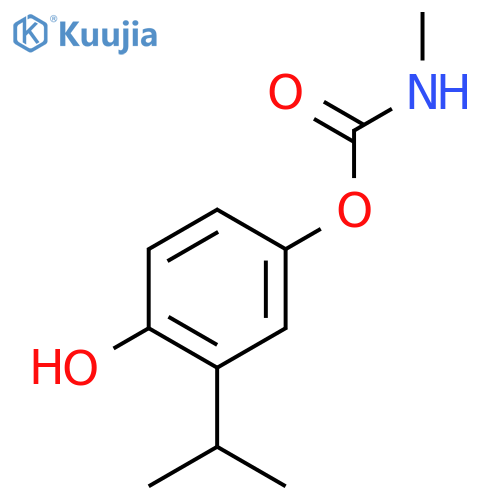 4-hydroxy-3-(propan-2-yl)phenyl methylcarbamate structure