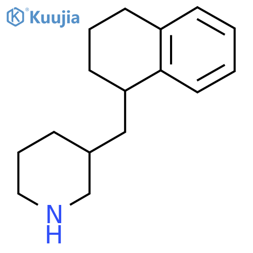 3-(1,2,3,4-tetrahydronaphthalen-1-yl)methylpiperidine structure